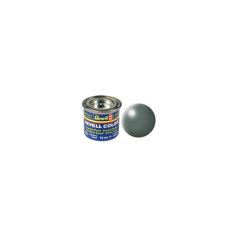 Peinture soie solide mate Vert fougère (14 ml)