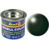 Peinture soie solide mate Vert foncé (14 ml)