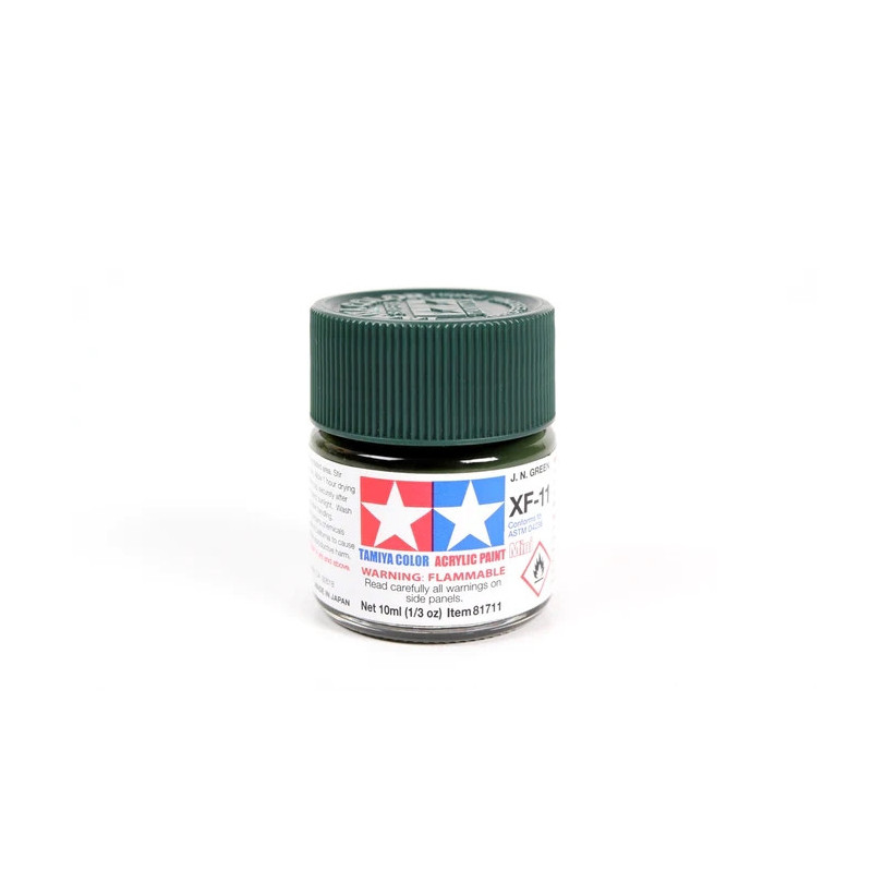 Peinture acrylique mate Vert J. N. (10 ml)