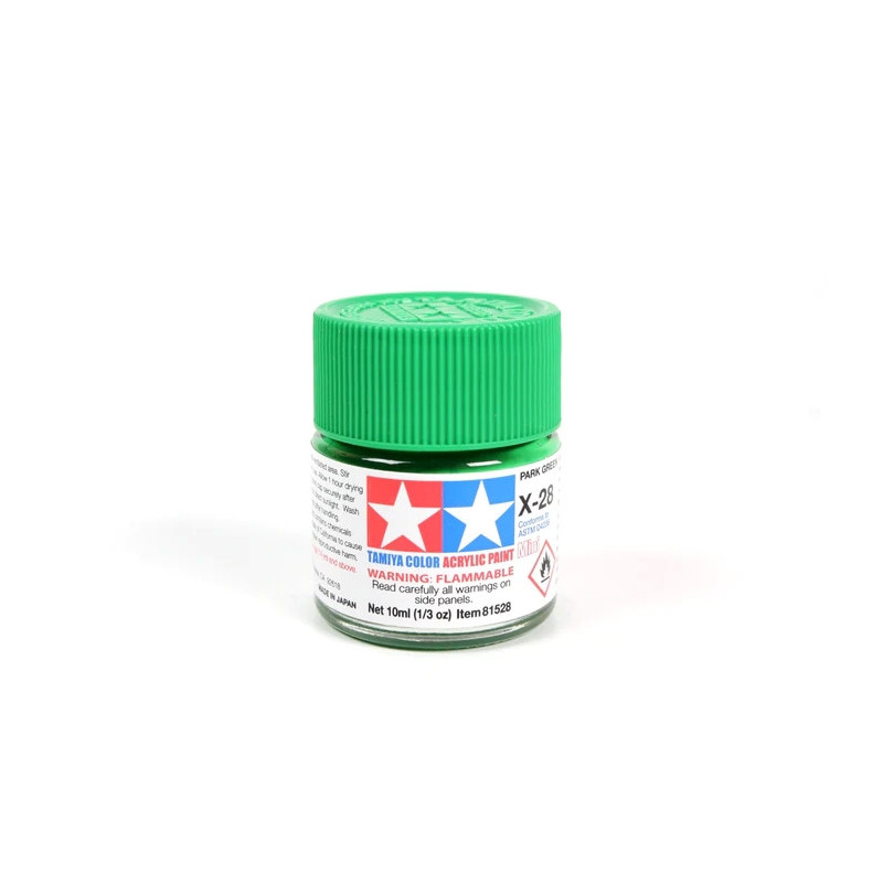 Peinture acrylique brillante Parc Vert (10 ml)
