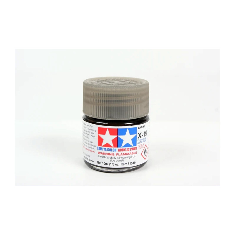 Peinture acrylique brillante Fumée (10 ml)