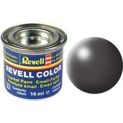Peinture soie solide mate Gris foncé (14 ml)