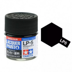 Peinture laquée Noir semi-brillant (10 ml)