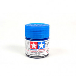 Peinture acrylique brillante Bleu Transparent (10 ml)