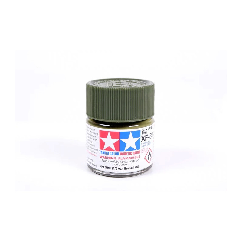 Peinture acrylique mate Vert Foncé 2 RAF (10 ml)