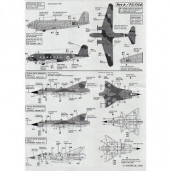 Douglas DC-2 / Fokker C.VE / Fokker D.VII (OAW) / Saab 35CS/FS/S Draken