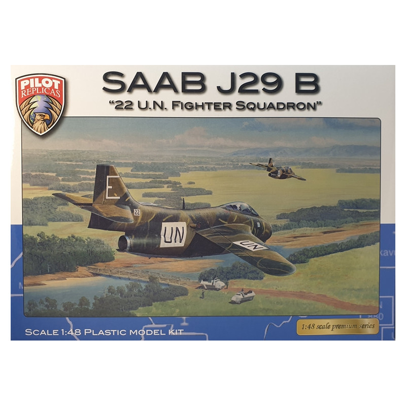 SAAB J29 B "22e escadron aérien des Nations Unies"