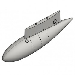SAAB J29 réservoir largable de type 1 sans ailettes