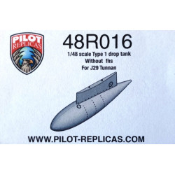 SAAB J29 réservoir largable de type 1 sans ailettes