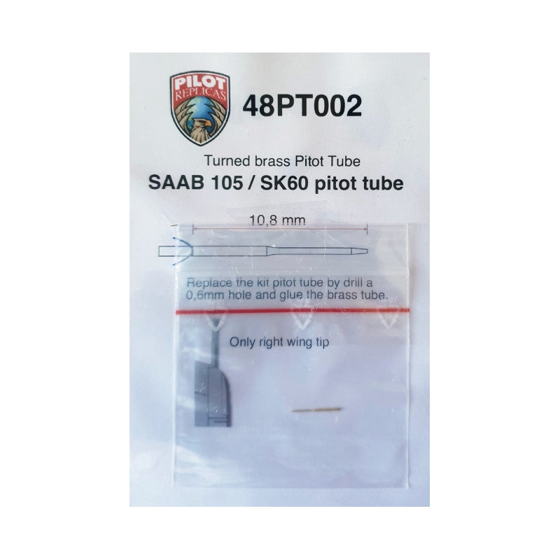 Tube de pitot pour SAAB 105/SK60