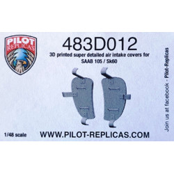 SAAB 105/SK60 couvercles d'entrée d'air