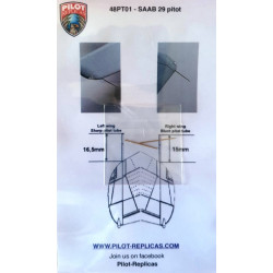 Tubes de pitot pour SAAB 29