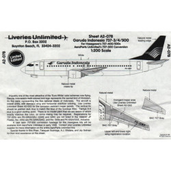 Boeing 737-300/400/500 - Garuda Indonesia