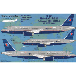 Airbus A319/320 - United Airlines (IAE V2500 engines)