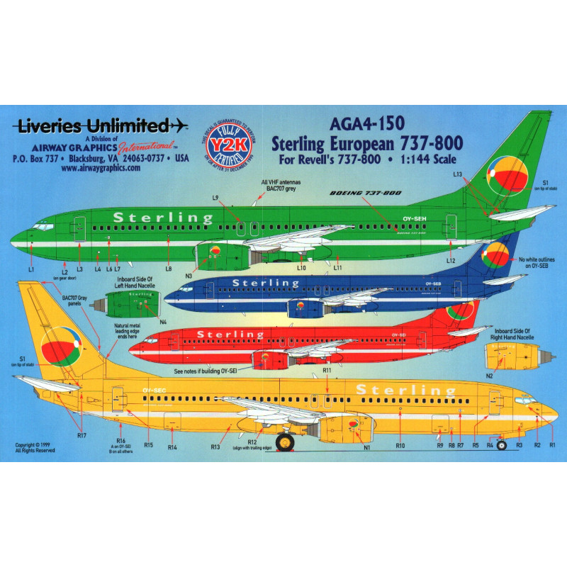Boeing 737-800 - Sterling