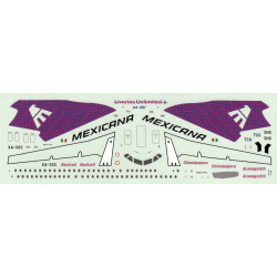 Fokker 100 - Mexicana (Pink)