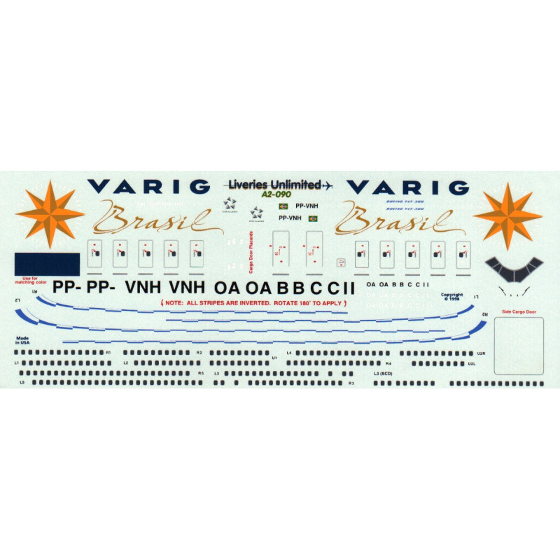 Boeing 747-300 - Viação Aérea Rio-Grandense (VARIG) Brasil