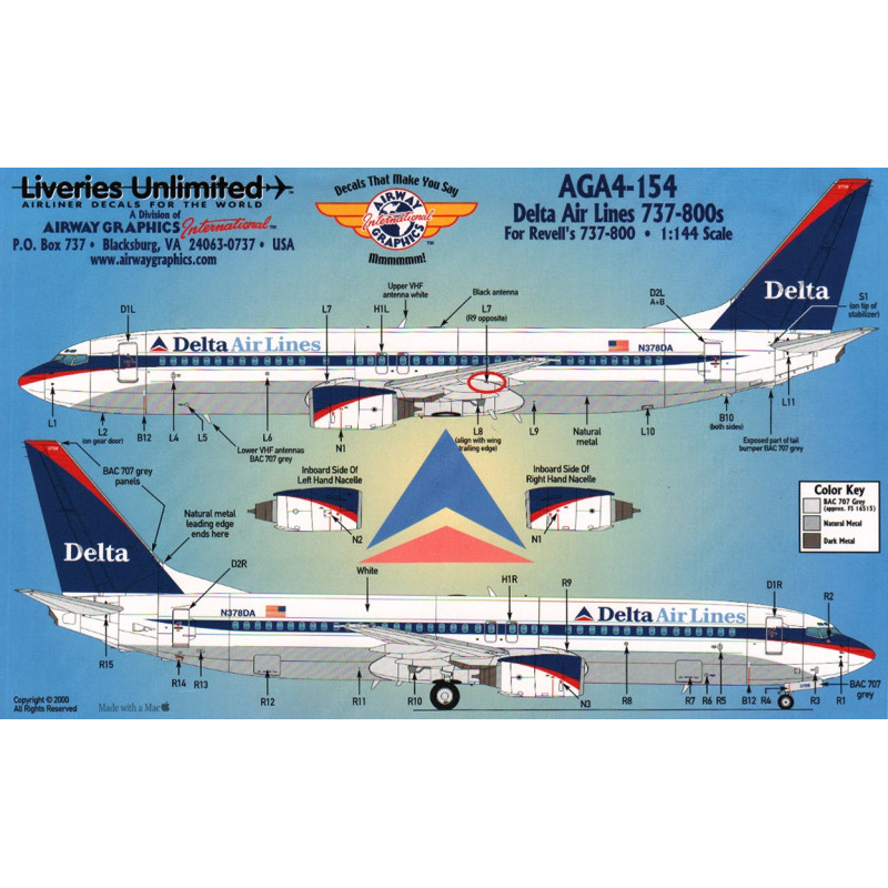 Boeing 737-800 - Delta Air Lines