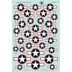 US Insignia (Red Border) 1943