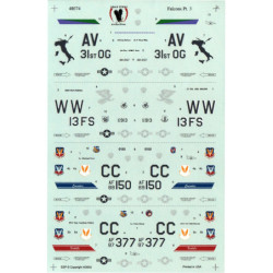 Falcons - F-16CG Block 40 / F-16CJ Block 50 / F-16DJ Block 52 (Pt. 3)