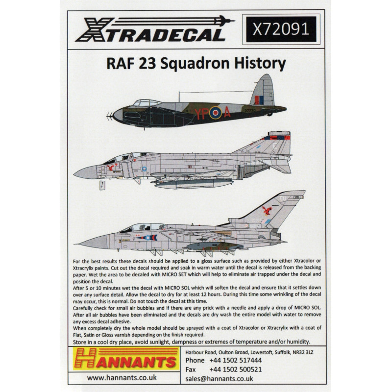Histoire de l'escadron 23 RAF