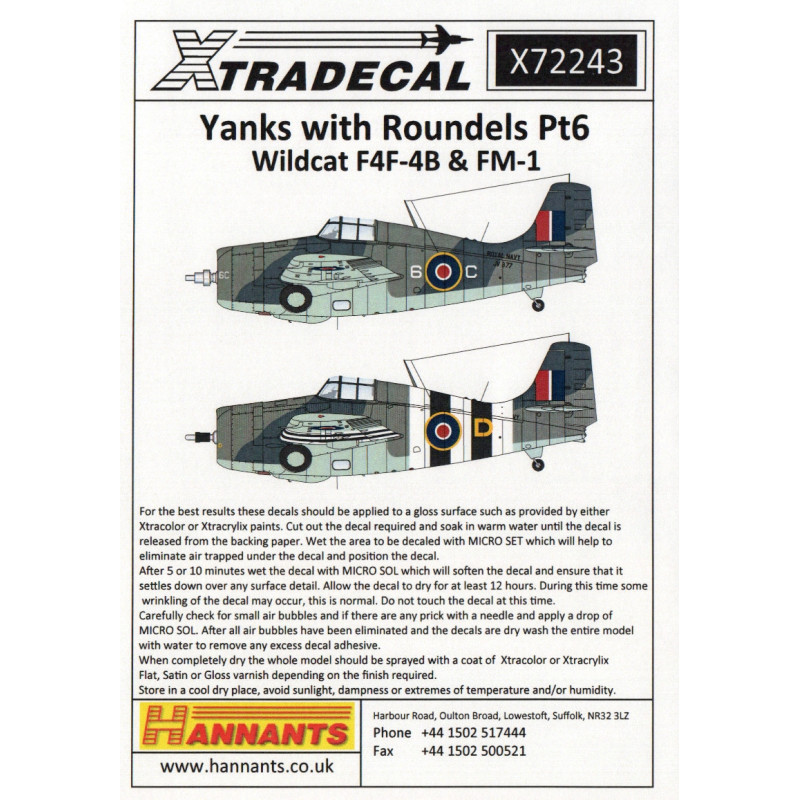 Les Yankees avec des cocardes Pt.6 (Wildcat F4F-4B & FM-1)