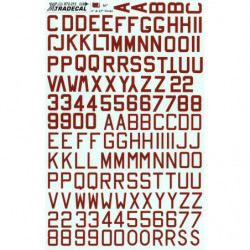 RAF Red Bomber Codes 26''x6'' & 4.5''