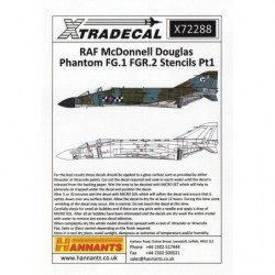 RAF McDonnell Douglas Phantom FG.1/FGR.2 Pochoirs Pt.1