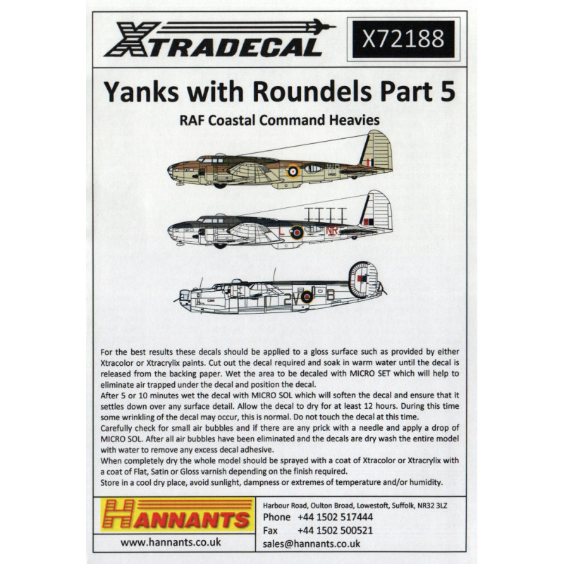 Les Yankees avec des cocardes Pt.5 (Avions lourds du commandement côtier RAF)