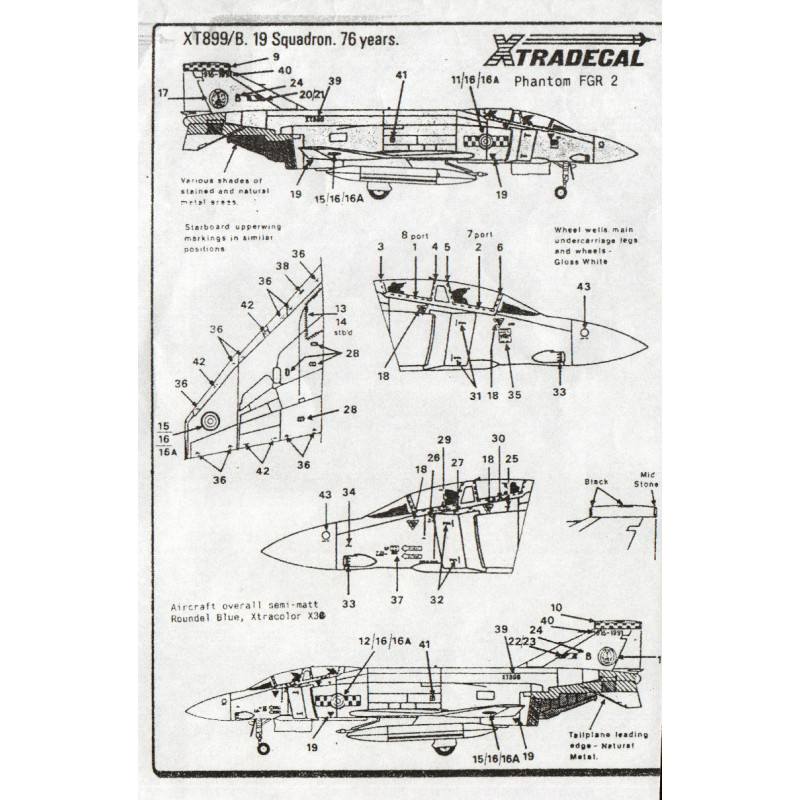 RAF McDonnell Douglas Phantom FGR.2 (19ème escadron)