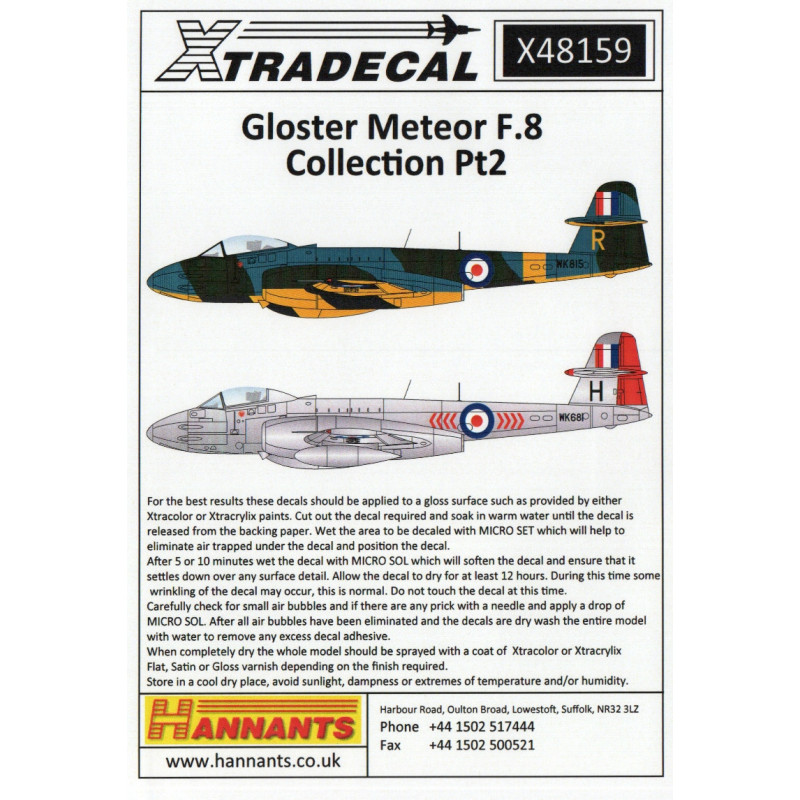Gloster Meteor F.8 Collection Pt.2
