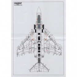 RN McDonnell Douglas Phantom FG.1 Stencils