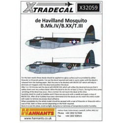 de Havilland Mosquito B.Mk.IV/B.XX/T.III