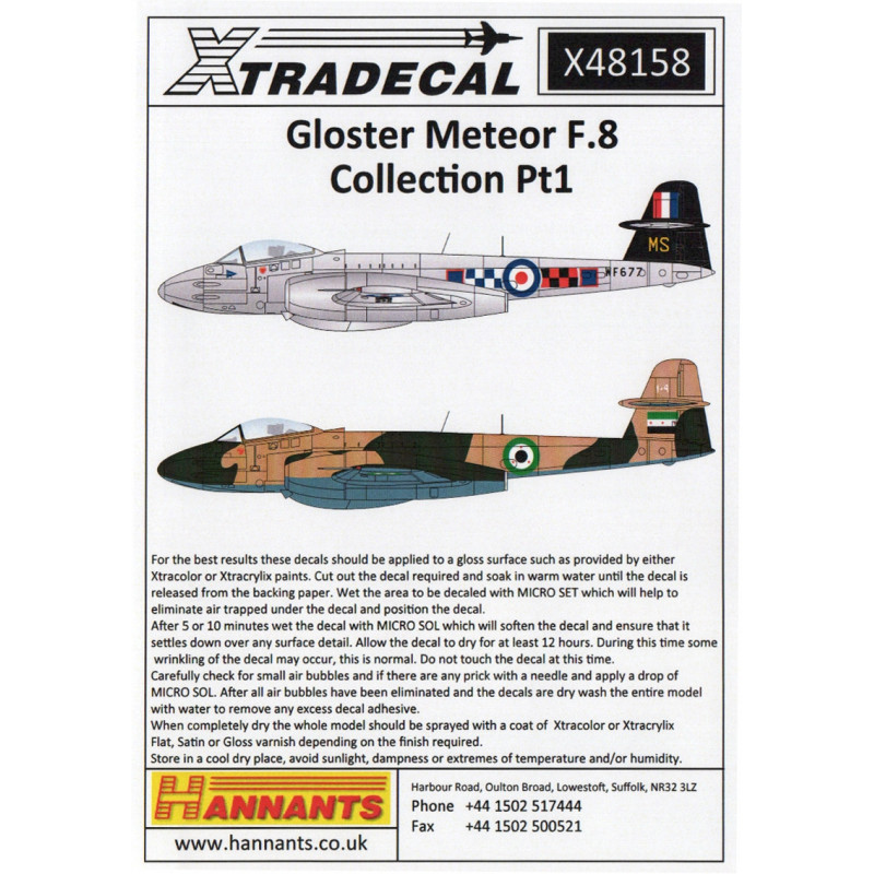Gloster Meteor F.8 Collection Pt.1