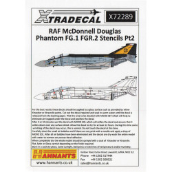 RAF McDonnell Douglas Phantom FG.1/FGR.2 Stencils Pt.2