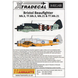 Bristol Beaufighter Mk.X, TF.Mk.X, Mk.21 & TT.Mk.21