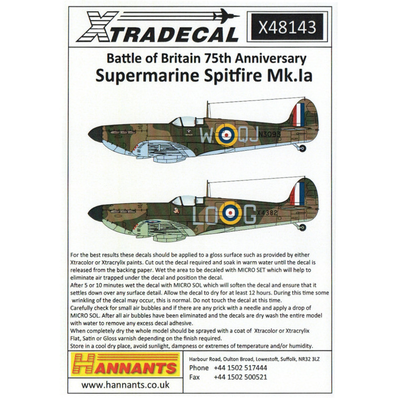 Supermarine Spitfire Mk.1a (75ème anniversaire de la Bataille d'Angleterre)