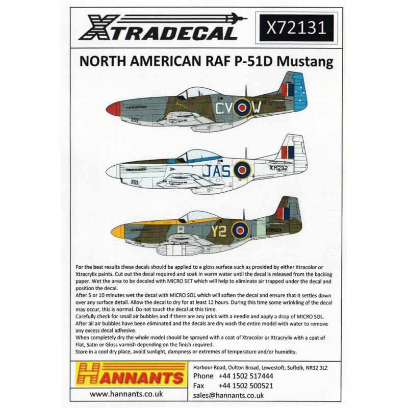 North American RAF P-51D Mustang