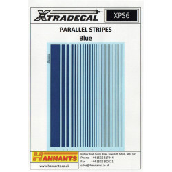 Rayures parallèles bleu