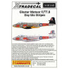 Gloster Meteor F/TT.8 Rayures Fluo